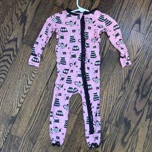 Kickee pants zip ruffle coverall